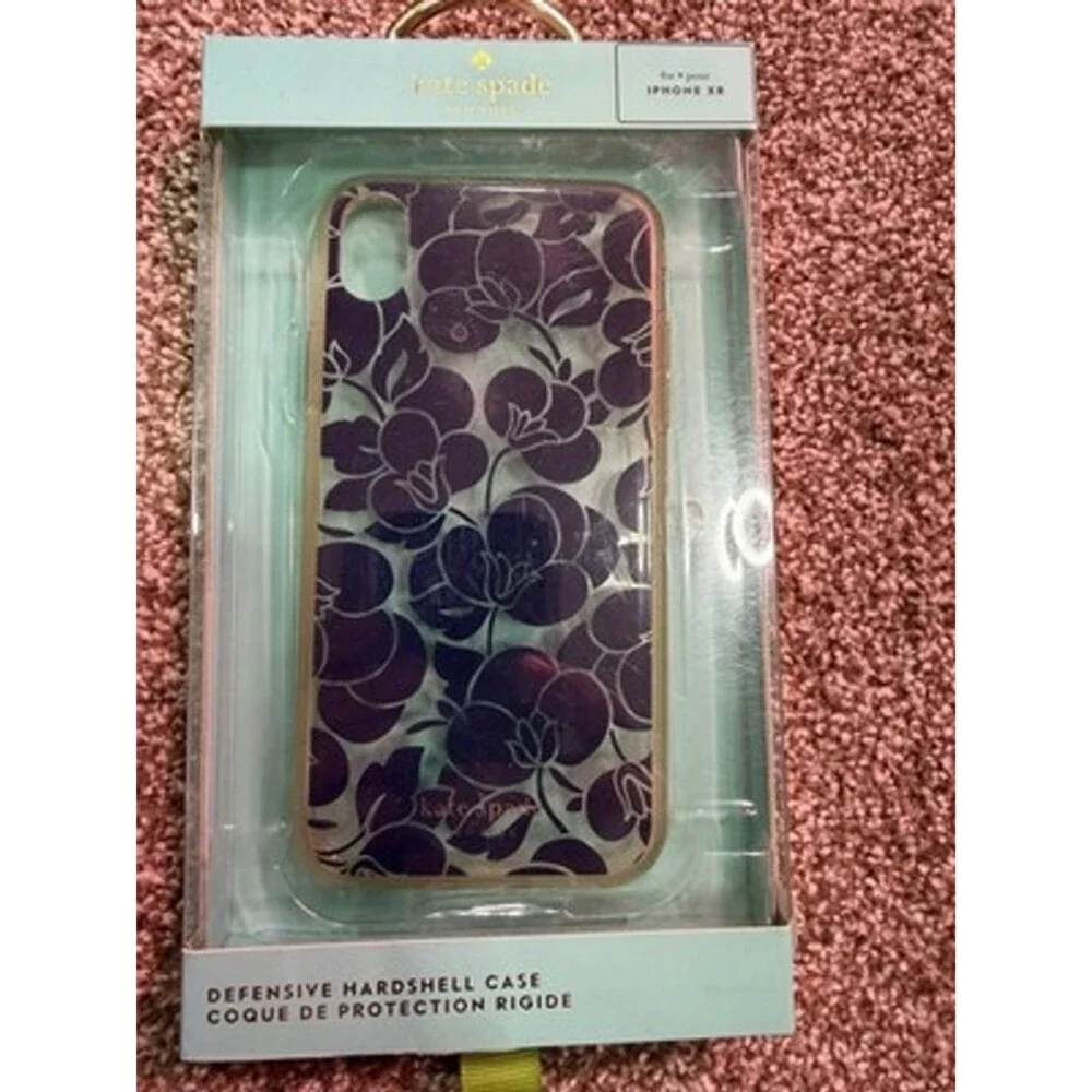Kate Spade New York Hardshell Flexible Rugged Case For IPhone XR- Black